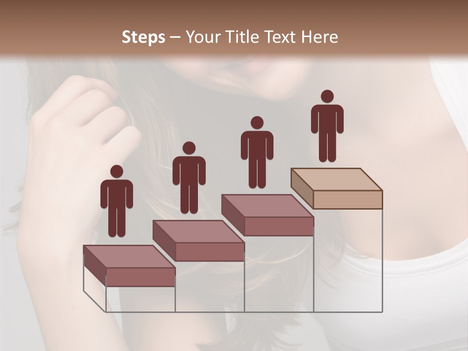 Beautiful Hair Color PowerPoint Template