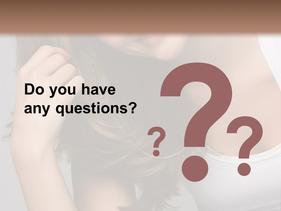 Beautiful Hair Color PowerPoint Template