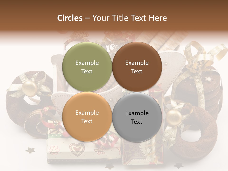 Event Jewelry Golden PowerPoint Template