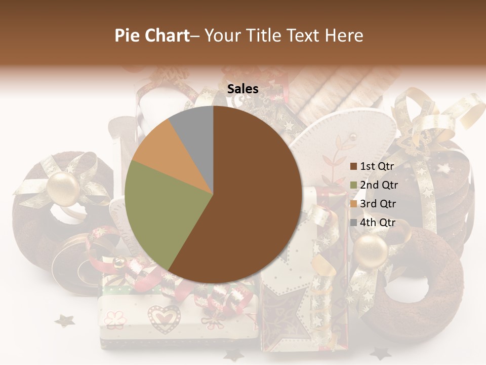 Event Jewelry Golden PowerPoint Template