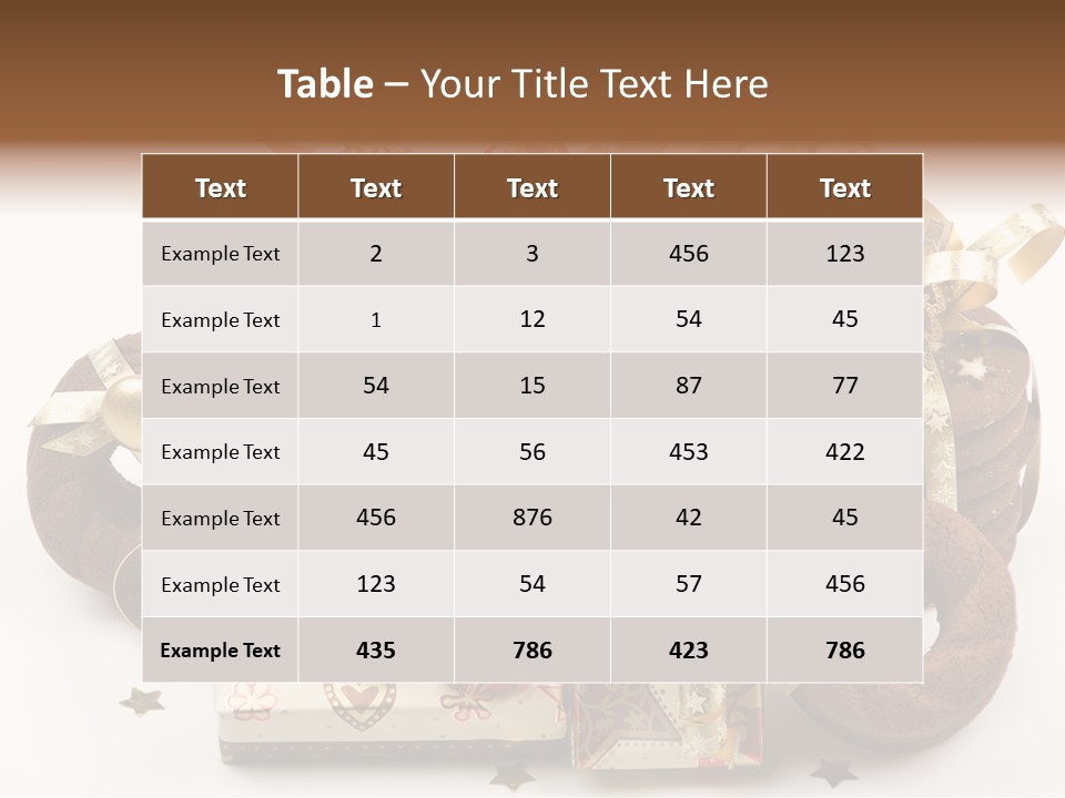 Event Jewelry Golden PowerPoint Template