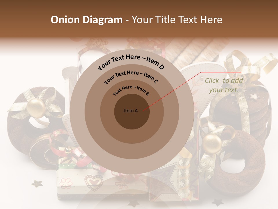 Event Jewelry Golden PowerPoint Template