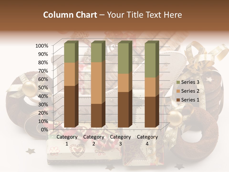 Event Jewelry Golden PowerPoint Template