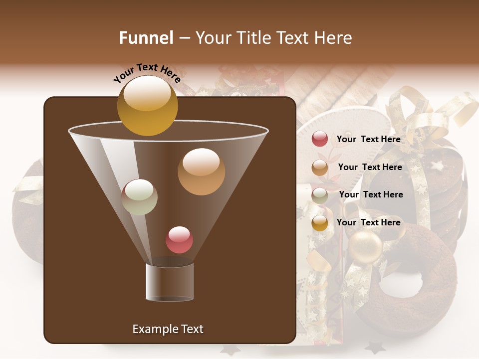 Event Jewelry Golden PowerPoint Template