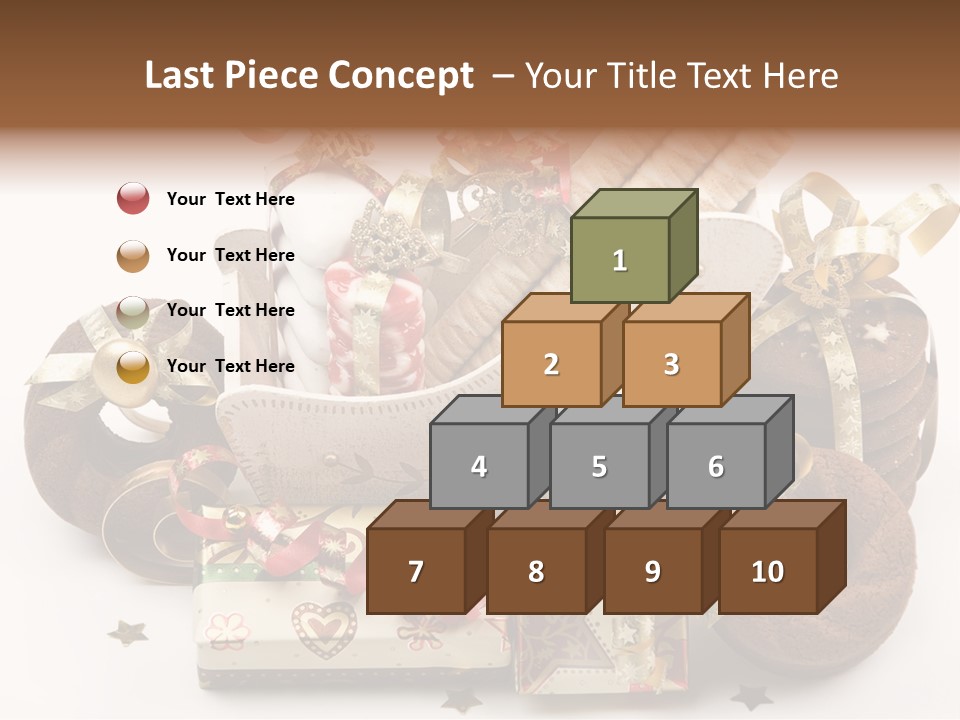 Event Jewelry Golden PowerPoint Template