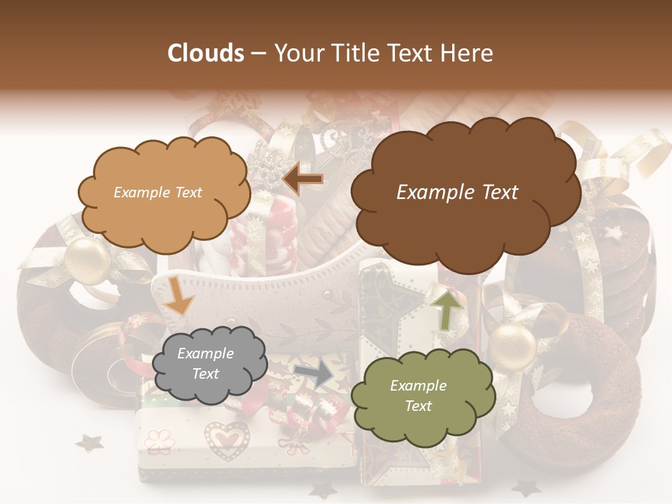 Event Jewelry Golden PowerPoint Template