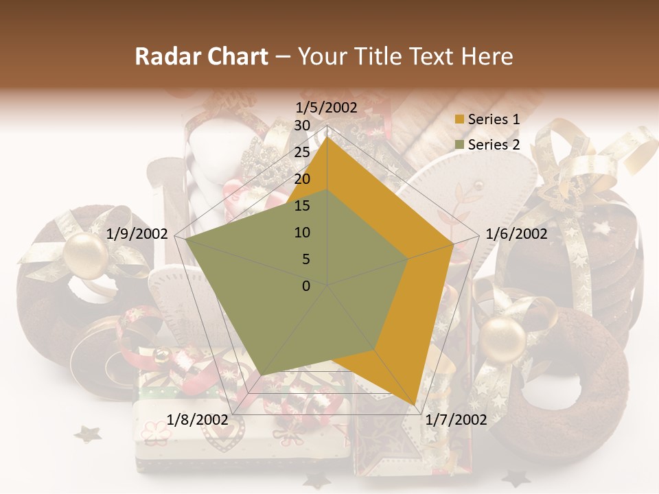 Event Jewelry Golden PowerPoint Template