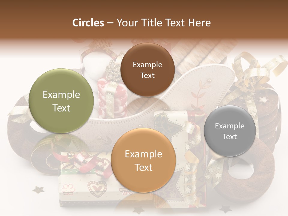 Event Jewelry Golden PowerPoint Template