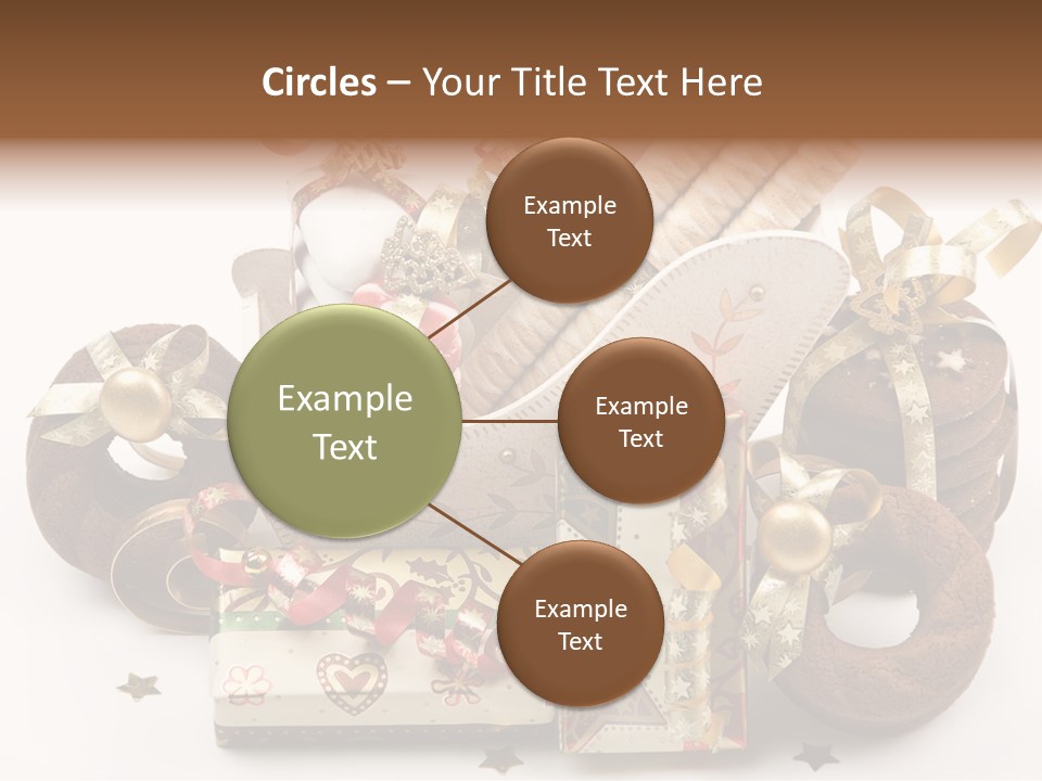 Event Jewelry Golden PowerPoint Template