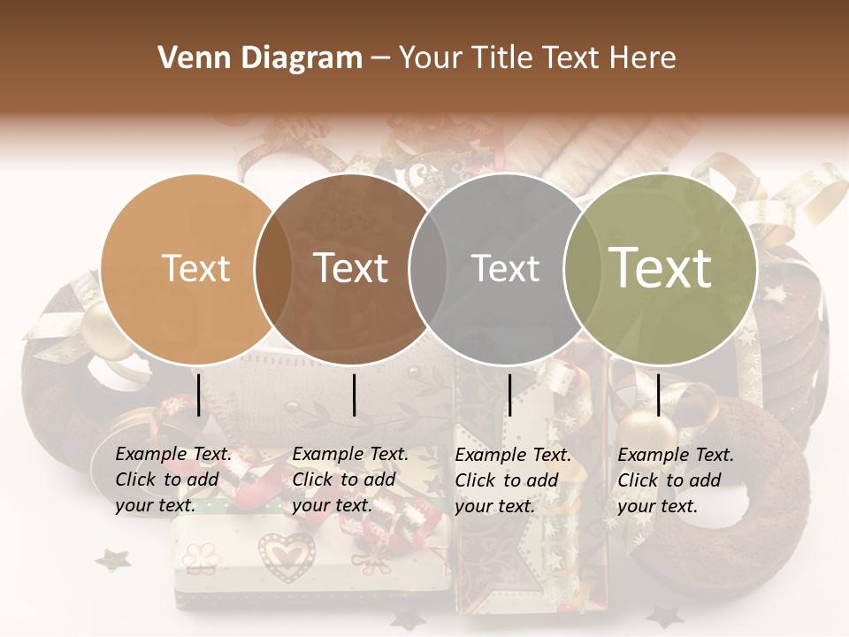 Event Jewelry Golden PowerPoint Template