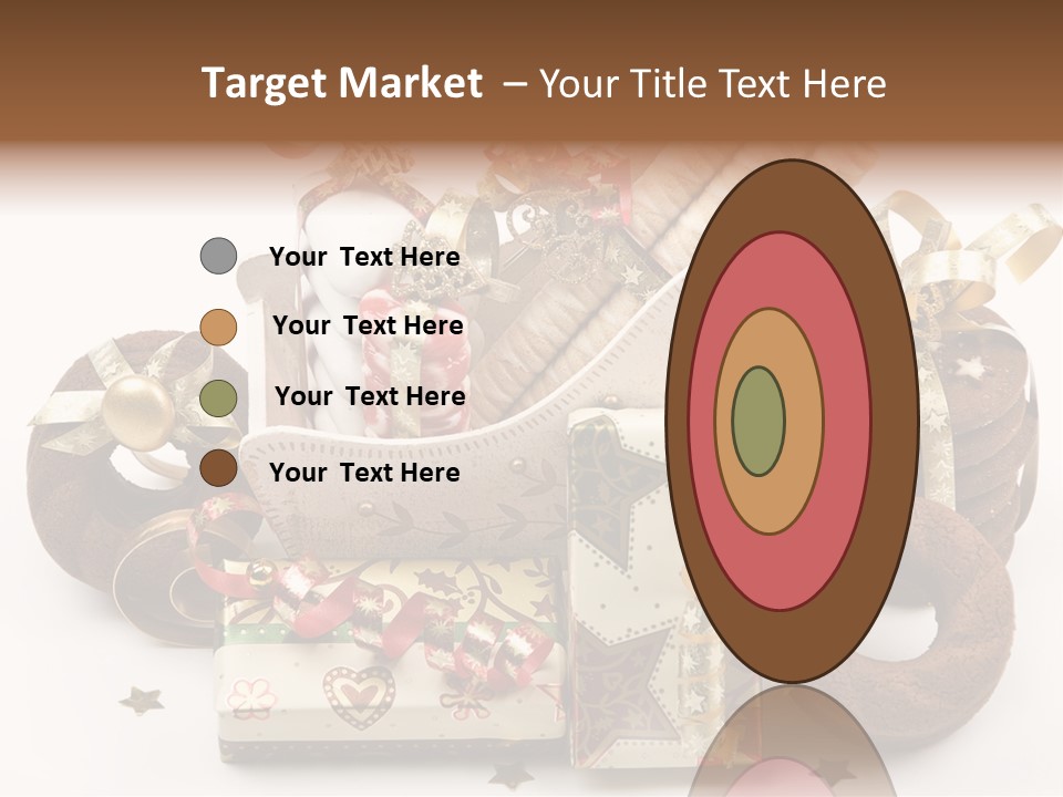 Event Jewelry Golden PowerPoint Template