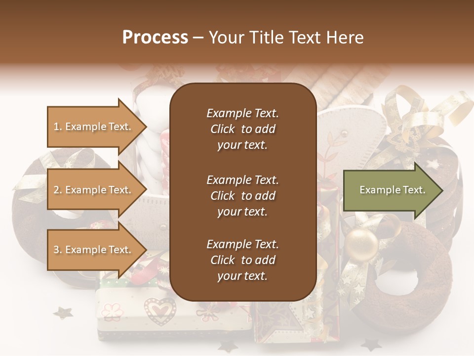 Event Jewelry Golden PowerPoint Template