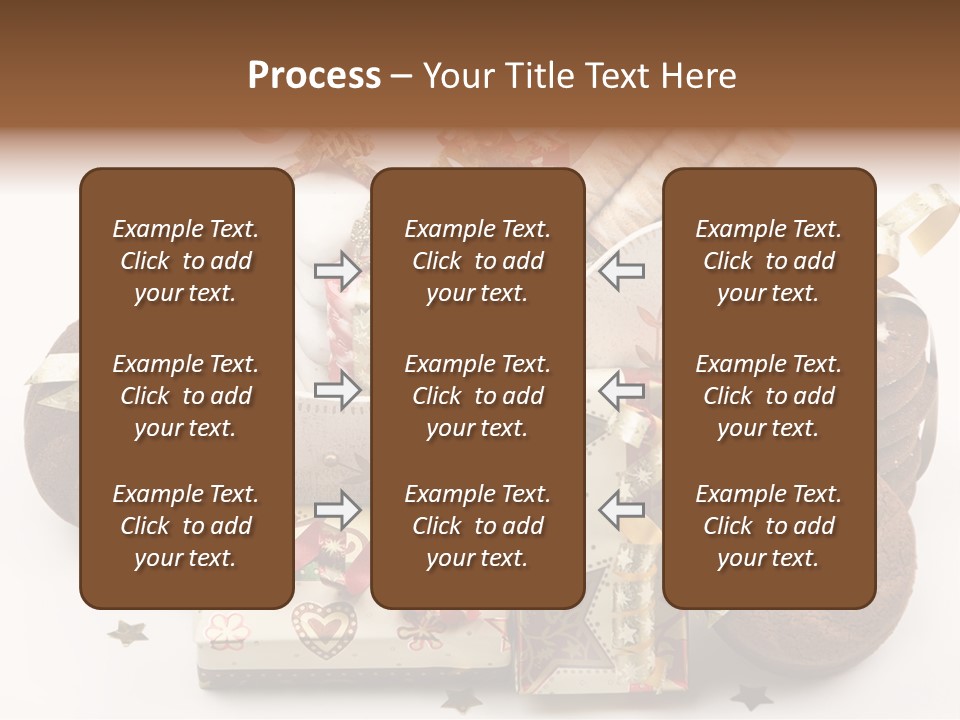 Event Jewelry Golden PowerPoint Template