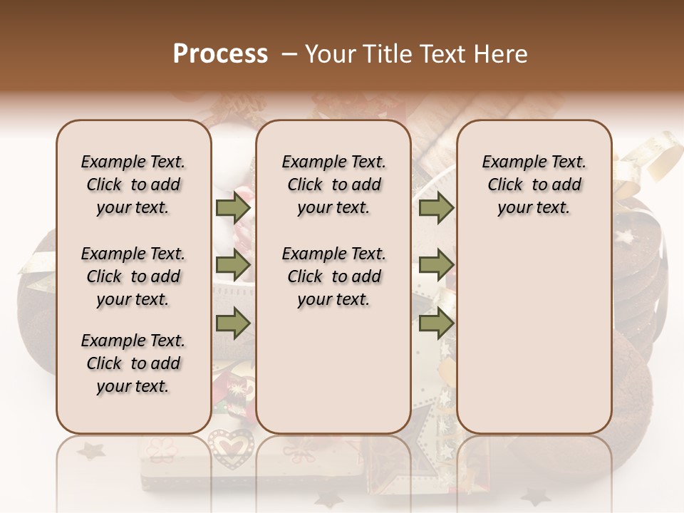 Event Jewelry Golden PowerPoint Template