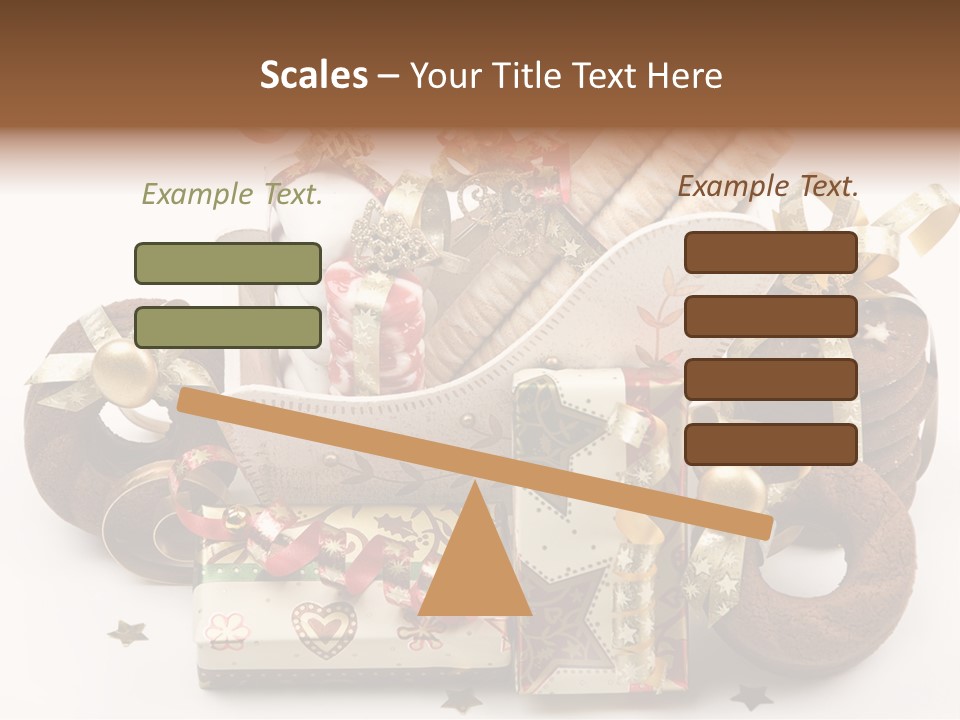 Event Jewelry Golden PowerPoint Template