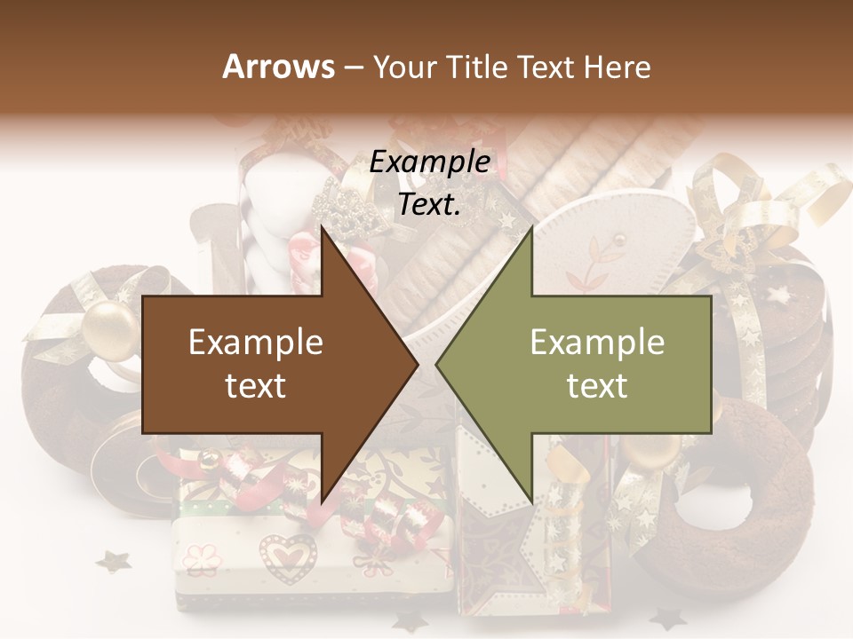 Event Jewelry Golden PowerPoint Template