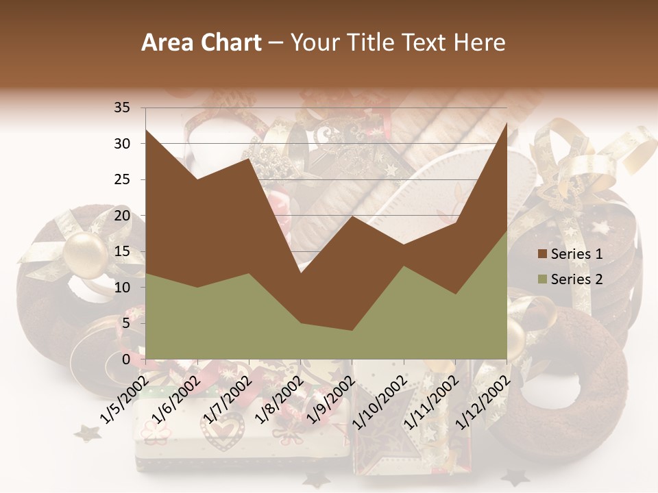 Event Jewelry Golden PowerPoint Template