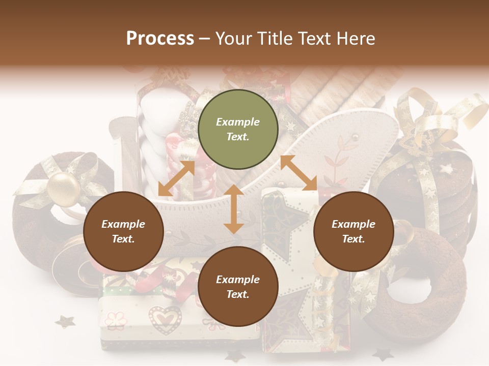 Event Jewelry Golden PowerPoint Template