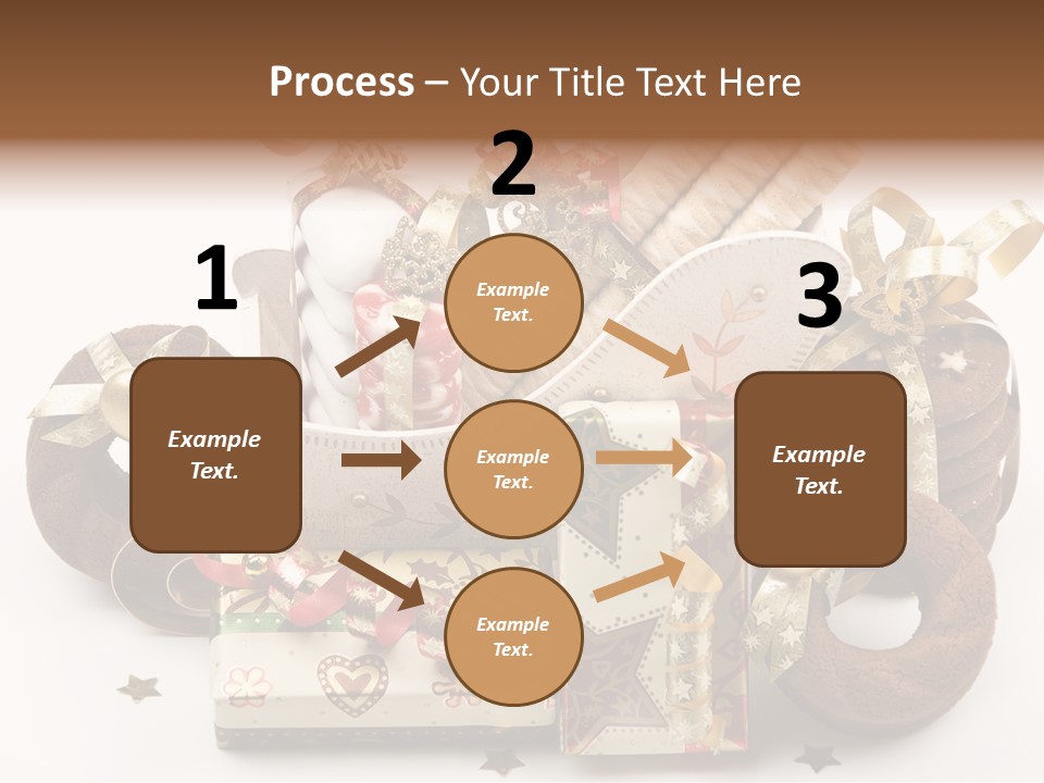 Event Jewelry Golden PowerPoint Template