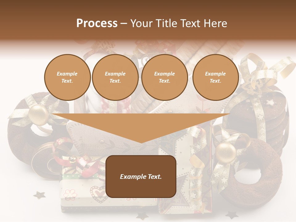 Event Jewelry Golden PowerPoint Template