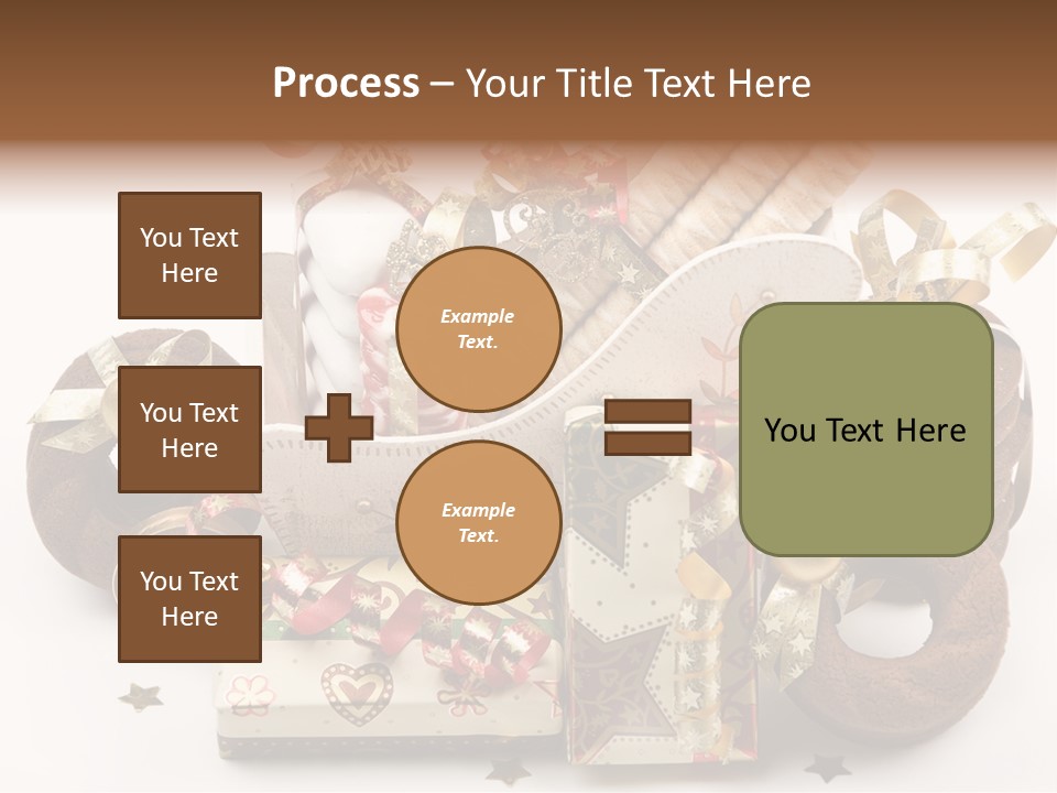 Event Jewelry Golden PowerPoint Template