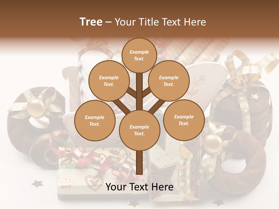 Event Jewelry Golden PowerPoint Template