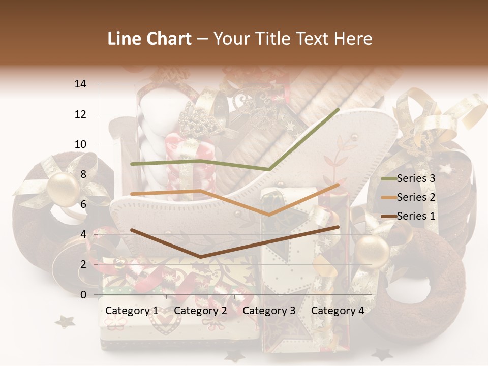 Event Jewelry Golden PowerPoint Template