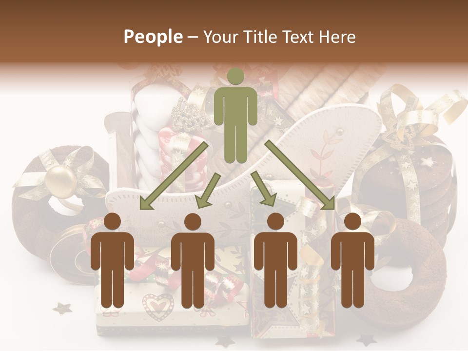 Event Jewelry Golden PowerPoint Template