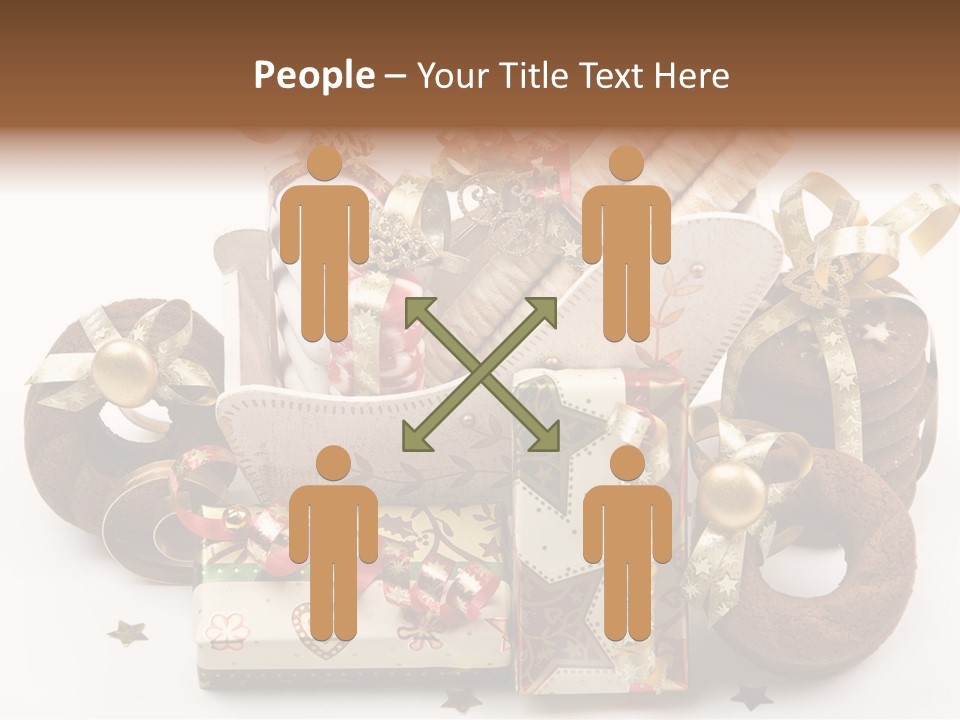 Event Jewelry Golden PowerPoint Template