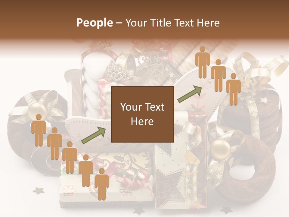 Event Jewelry Golden PowerPoint Template