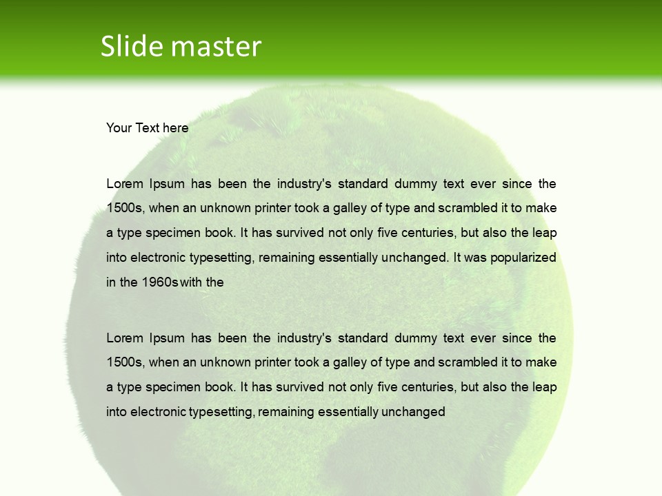 Earth Day 2012 PowerPoint Template