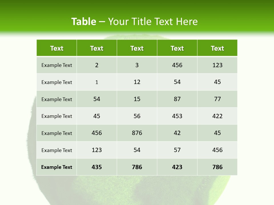 Earth Day 2012 PowerPoint Template