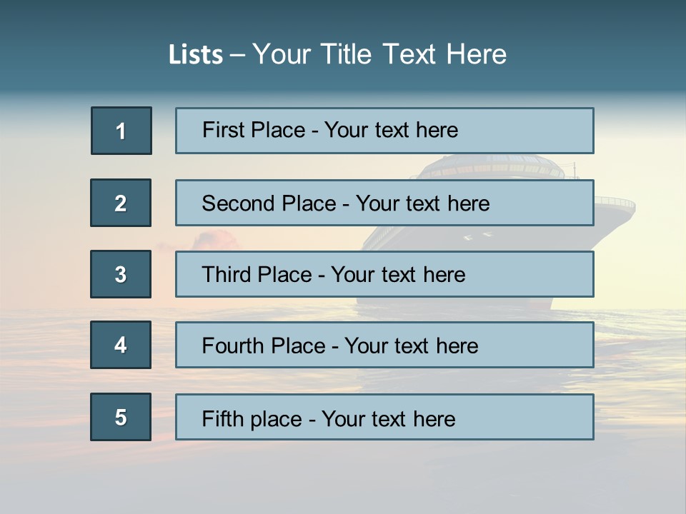 Lifestyle Beach Exotic PowerPoint Template