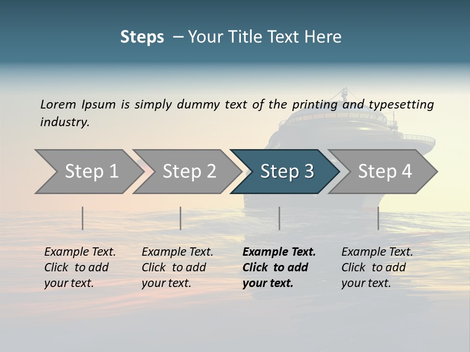 Lifestyle Beach Exotic PowerPoint Template
