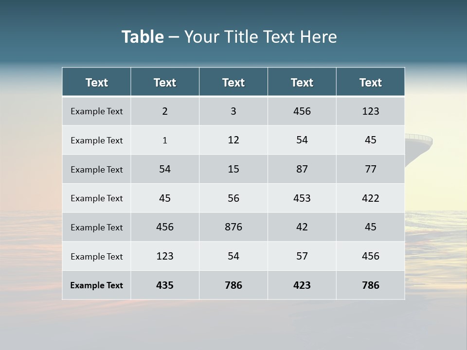 Lifestyle Beach Exotic PowerPoint Template