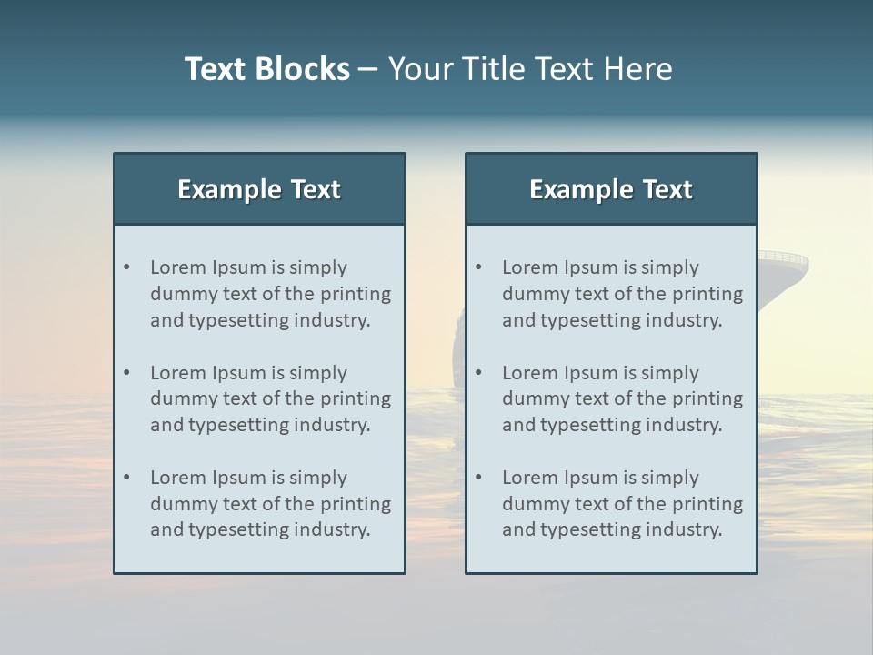 Lifestyle Beach Exotic PowerPoint Template