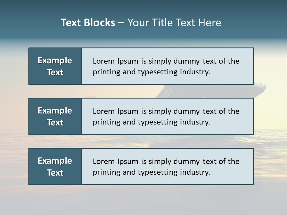 Lifestyle Beach Exotic PowerPoint Template