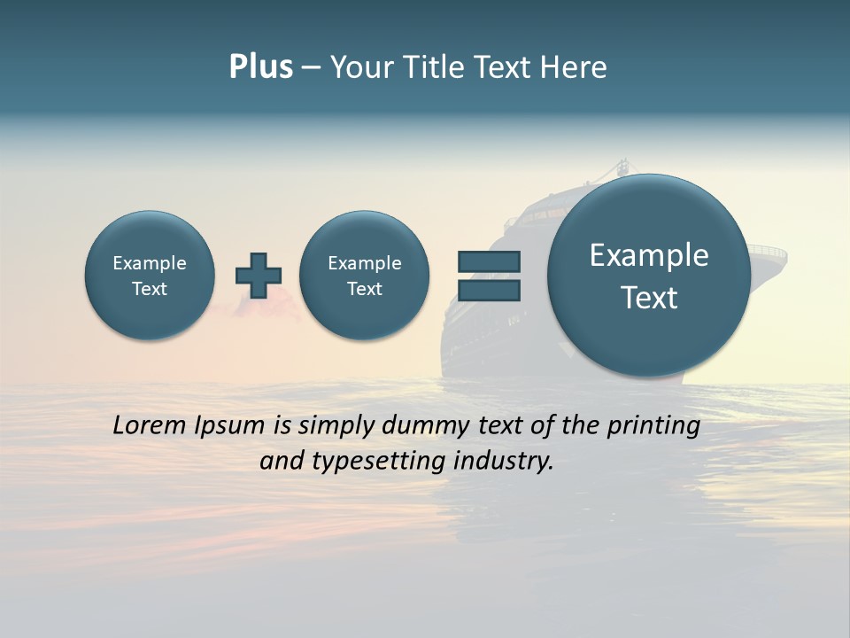 Lifestyle Beach Exotic PowerPoint Template