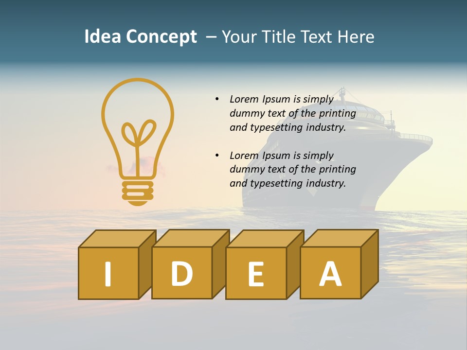 Lifestyle Beach Exotic PowerPoint Template