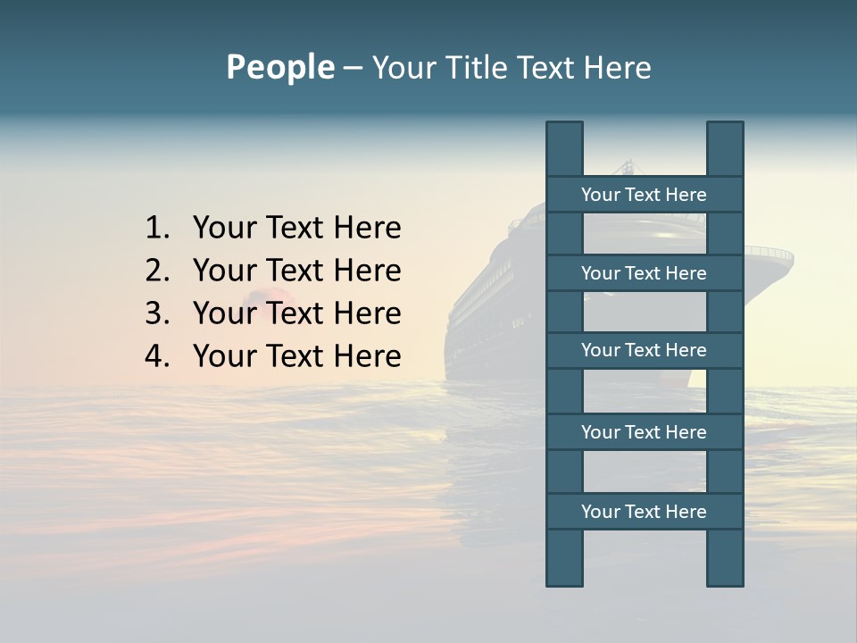 Lifestyle Beach Exotic PowerPoint Template