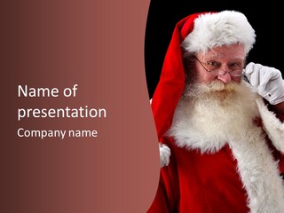 Ho Ho Santa PowerPoint Template