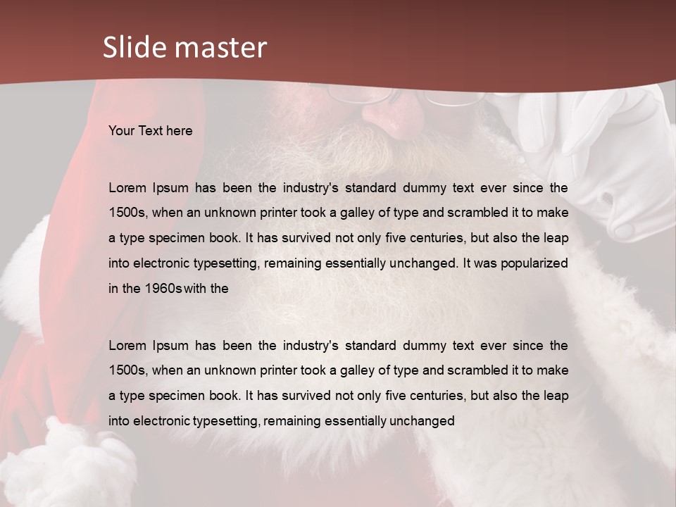 Ho Ho Santa PowerPoint Template