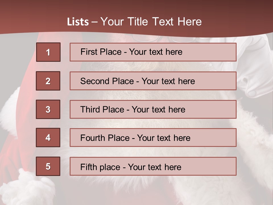 Ho Ho Santa PowerPoint Template