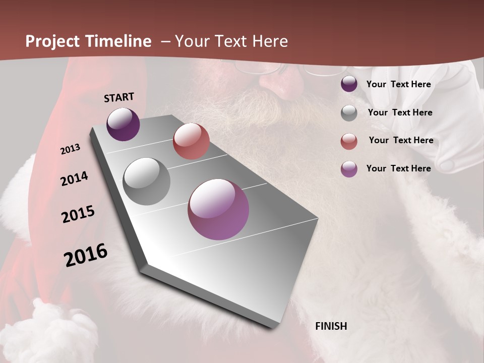 Ho Ho Santa PowerPoint Template