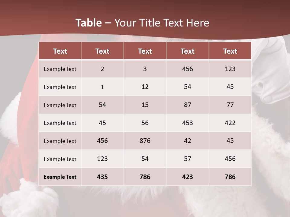 Ho Ho Santa PowerPoint Template
