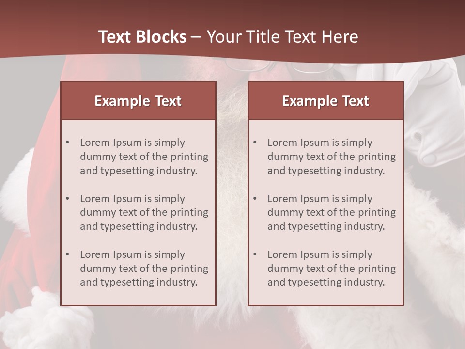 Ho Ho Santa PowerPoint Template