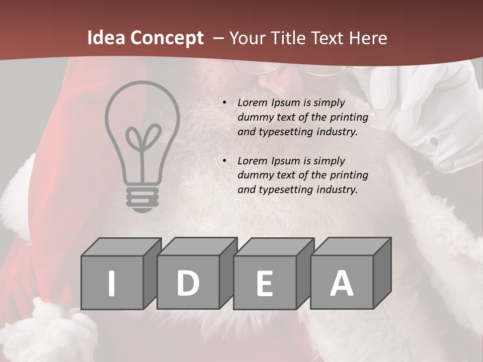 Ho Ho Santa PowerPoint Template