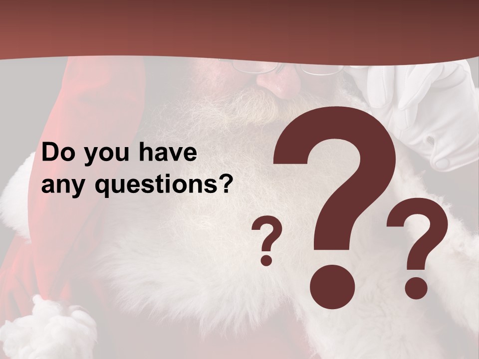 Ho Ho Santa PowerPoint Template