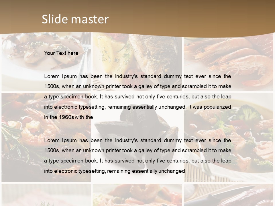 Sea Food PowerPoint Template