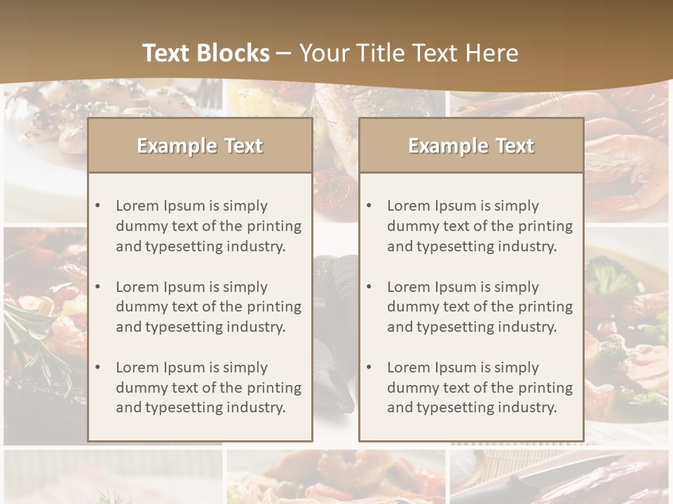 Sea Food PowerPoint Template